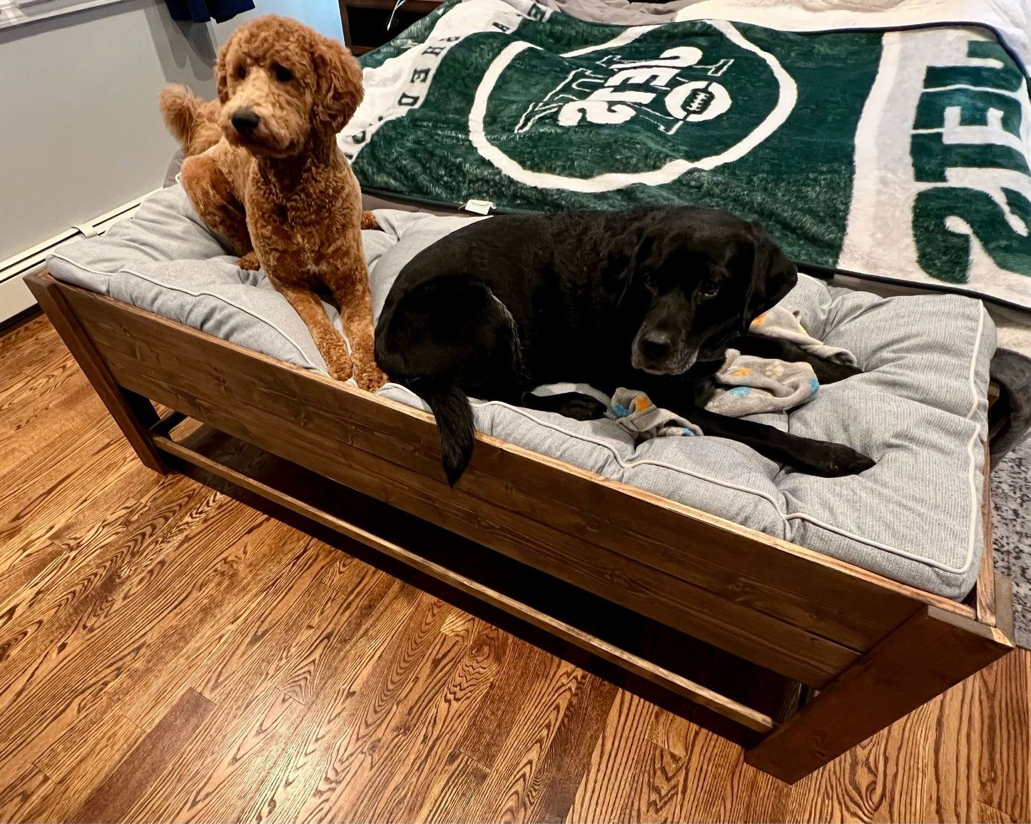 Unfinished Furniture--The "Buster"-The ORIGINAL!!  King Size dog bed platform, Dog bed extender for Your Dog Bed