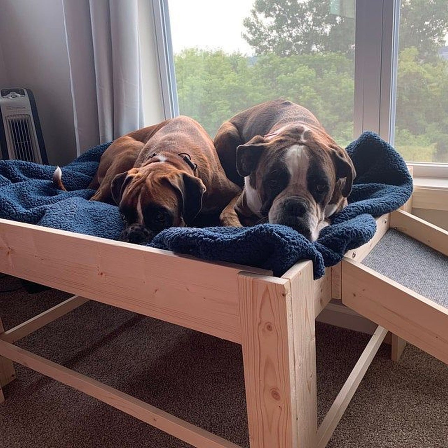 "Margo" Unfinished Wood Dog Bed Platform to Hold Your Dog Bed Cushion